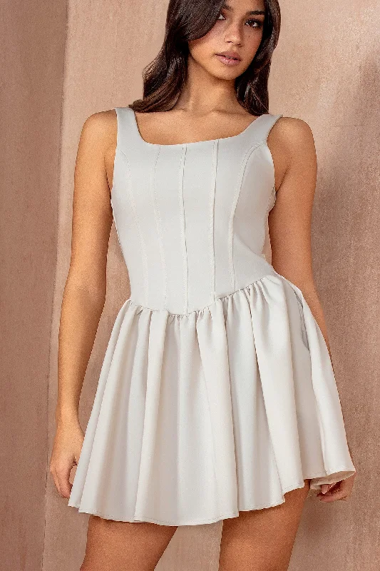 Mini dresses with spaghetti straps for a delicate look Hollie Stone Milkmaid Dress
