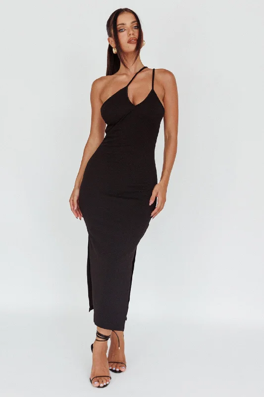 Sheath midi dresses with beaded embellishments for a formal occasion Planets Align Double Strap Midi Dress Black Sheath midi dresses with beaded embellishments for a formal occasion Planets Align Double Strap Midi Dress Black