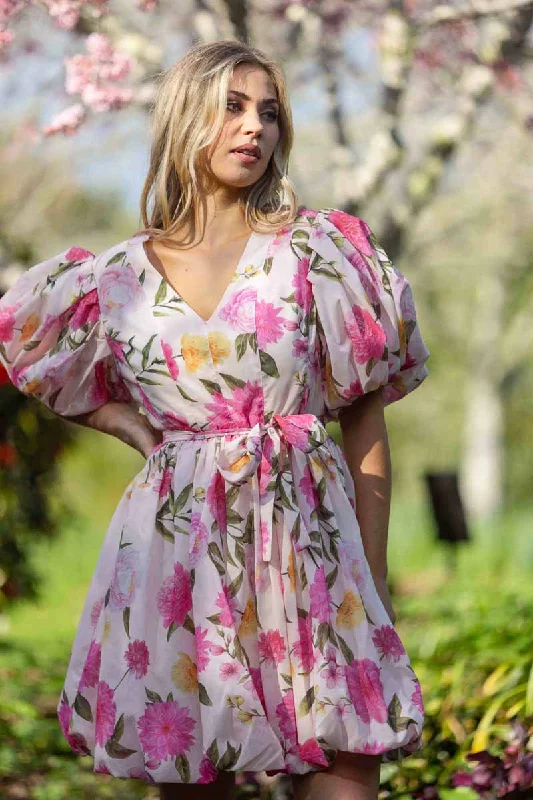 Mini dresses with patchwork designs for a unique style Fleur Mini Dress