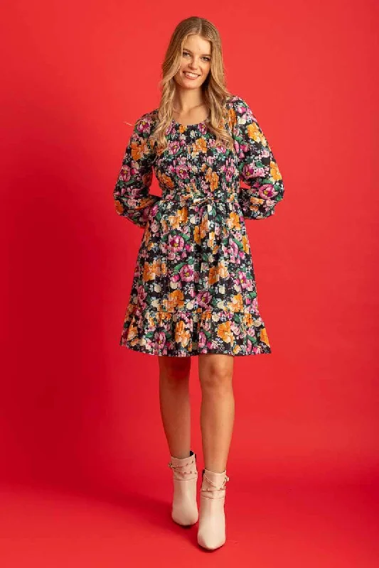 Linen mini dresses for a breathable summer option Steph Dress Cotton Floral
