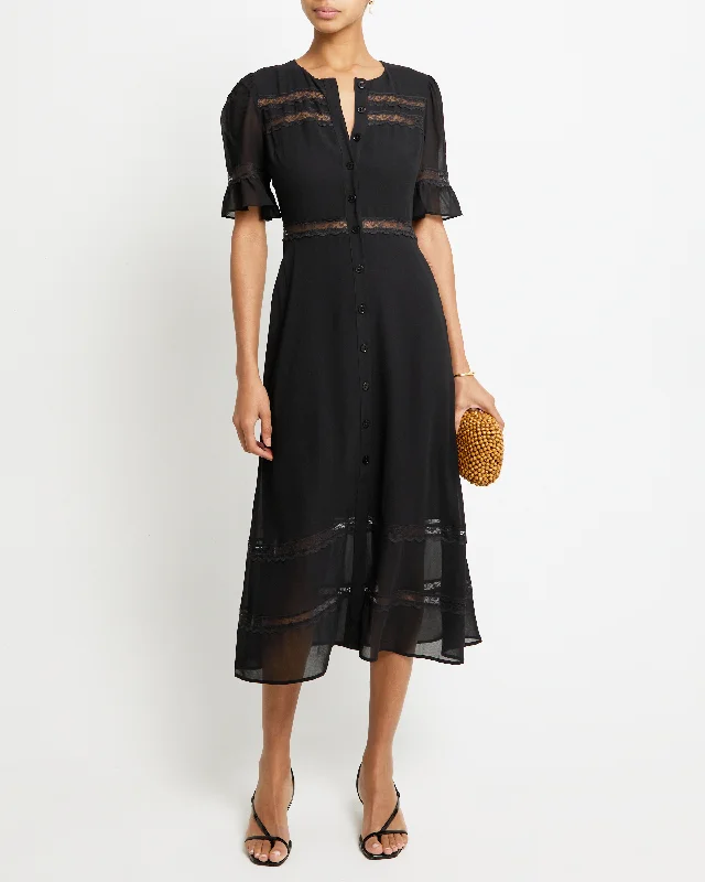 Midi dresses with off - the - shoulder necklines for a flirty look Adina Dress
