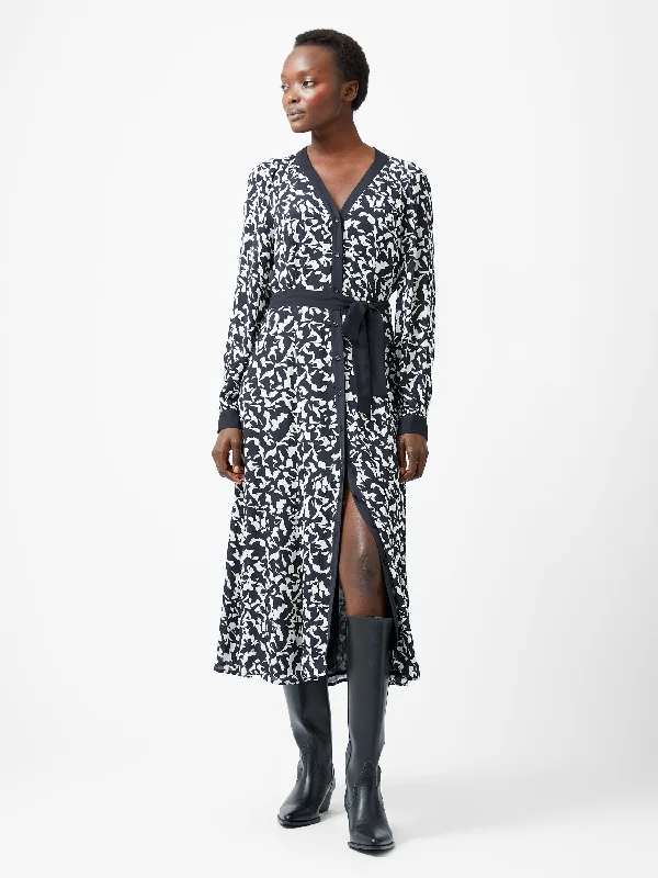 Midi dresses with metallic threads for a glamorous evening event Kelly Almere Crepe Midi Dress Midi dresses with metallic threads for a glamorous evening event Kelly Almere Crepe Midi Dress