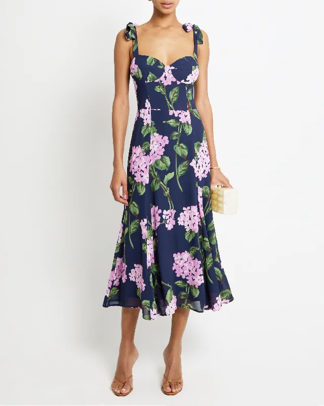 Midi dresses with bow accents for a sweet and charming look Lainey Dress