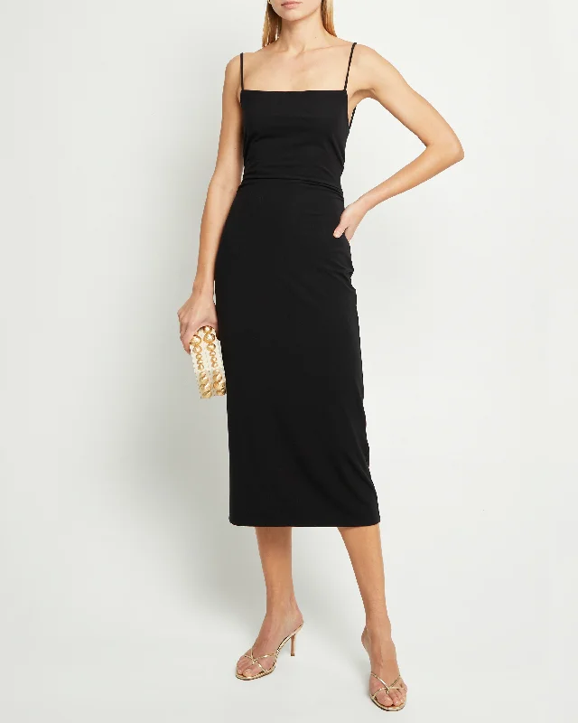 Midi dresses with tassel accents for a bohemian and free - spirited style Inez Dress