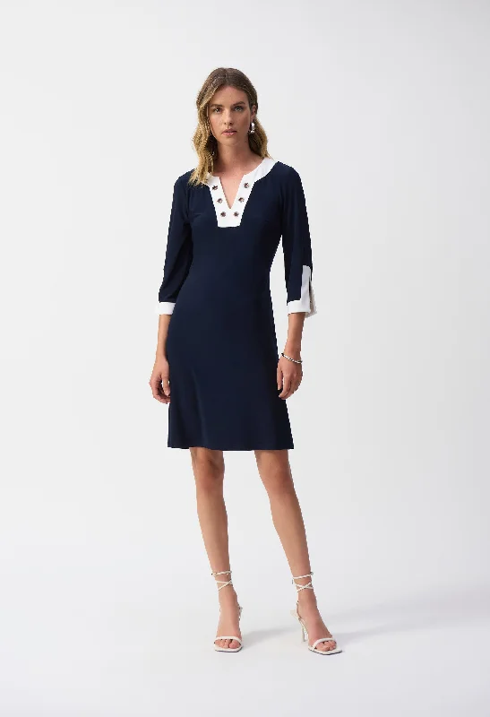 Midi dresses with off - the - shoulder necklines for a flirty look Knee-length A-line Dress