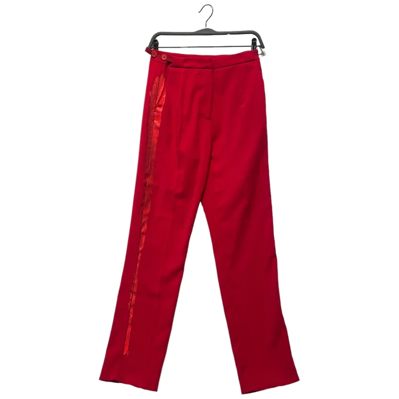 Skinny Fit Women's Leather Look Leggings for a Rocker VibeMM6/Skinny Pants/38/Polyester/RED/