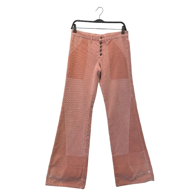 Plus Size Women's Elastic - Waist Culottes in Earth TonesJean Paul Gaultier/Bootcut Pants/27/Cotton/PNK/