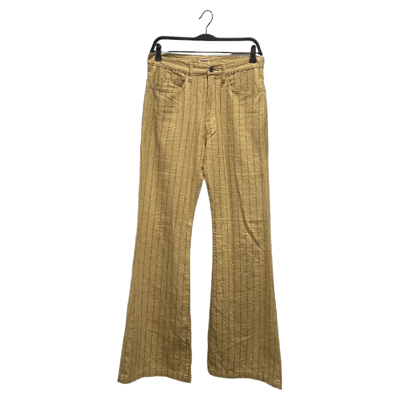 Cropped Women's Corduroy Pants in Autumn ColorsKAPITAL/Bootcut Pants/32/Stripe/Cotton/GLD/Red Stripes