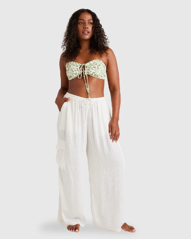 Plus Size Women's Patchwork - Design Jeans for a Unique AppearanceBEACH BABE CARGO