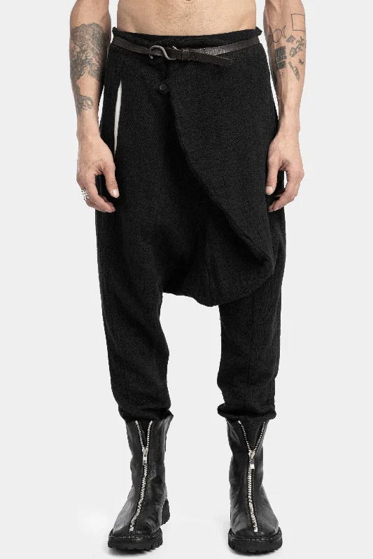 Women's Straight - Leg Linen Pants for a Breezy Summer LookDrop crotch wool blend trousers Women's Straight - Leg Linen Pants for a Breezy Summer LookDrop crotch wool blend trousers