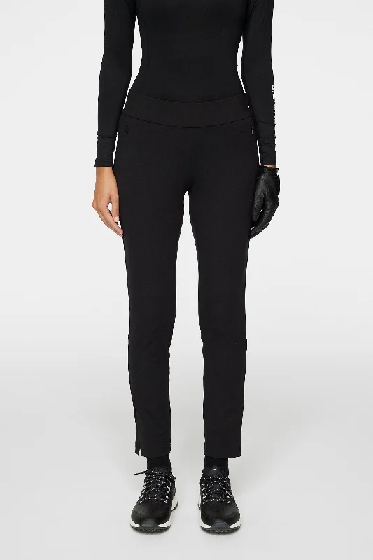 Bell - Bottom Style Women's Denim Pants with Embroidered DetailsLea Pull On Pant