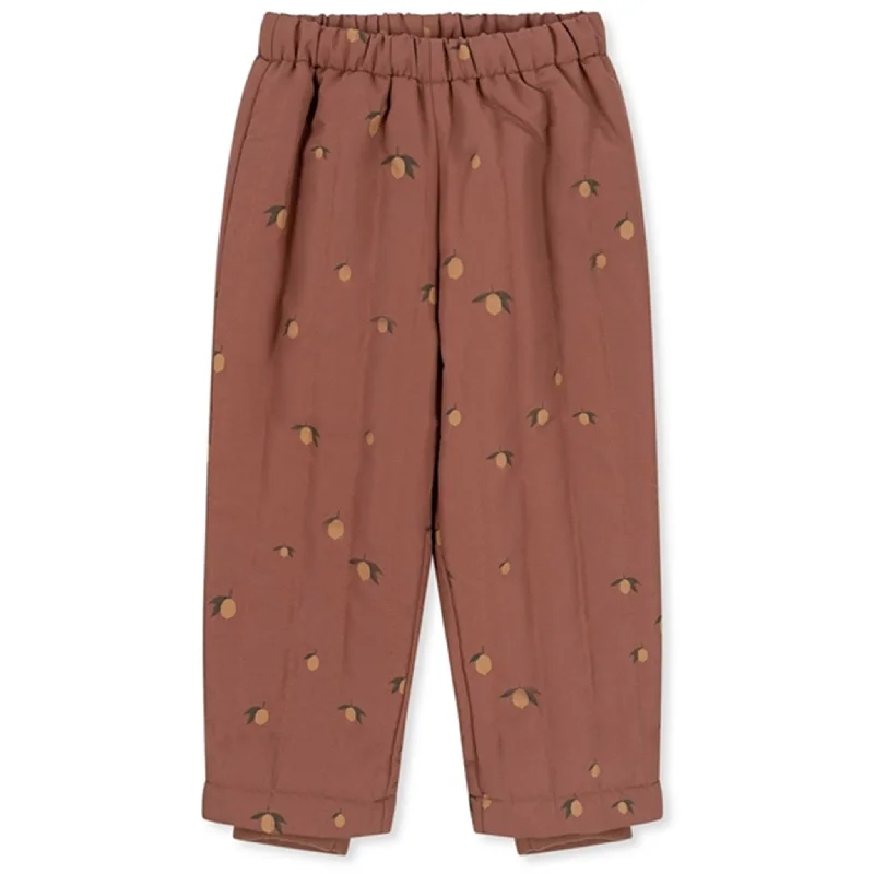 Plus Size Women's Elastic - Waist Culottes in Earth TonesKonges Sløjd Stormy Termo Pants Brown Lemon