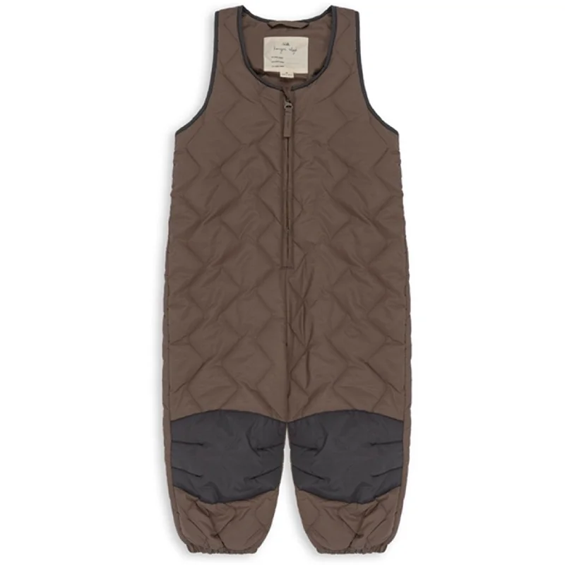Skinny Fit Women's Leather Look Leggings for a Rocker VibeKonges Sløjd Walnut Pace Overalls