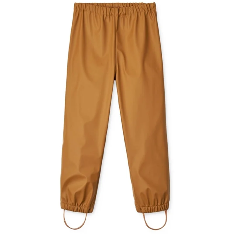 Tapered Leg Women's Wool Blend Trousers for WinterLiewood Golden Caramel Moby Pants