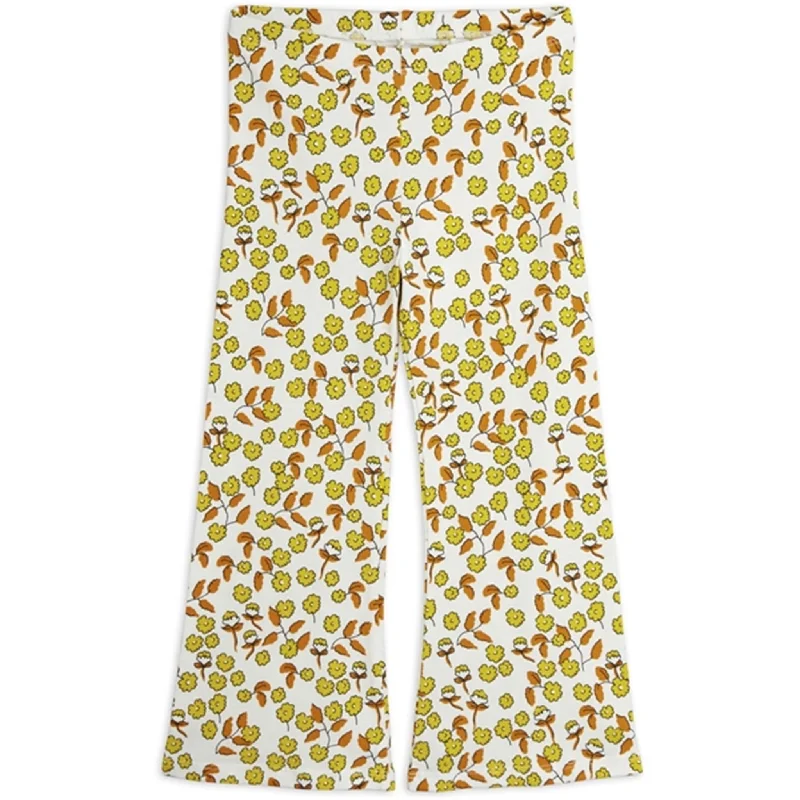 Bootcut Style Women's Stretch Denim Jeans in Dark WashMini Rodini Multi Flowers Aop Flared Pants