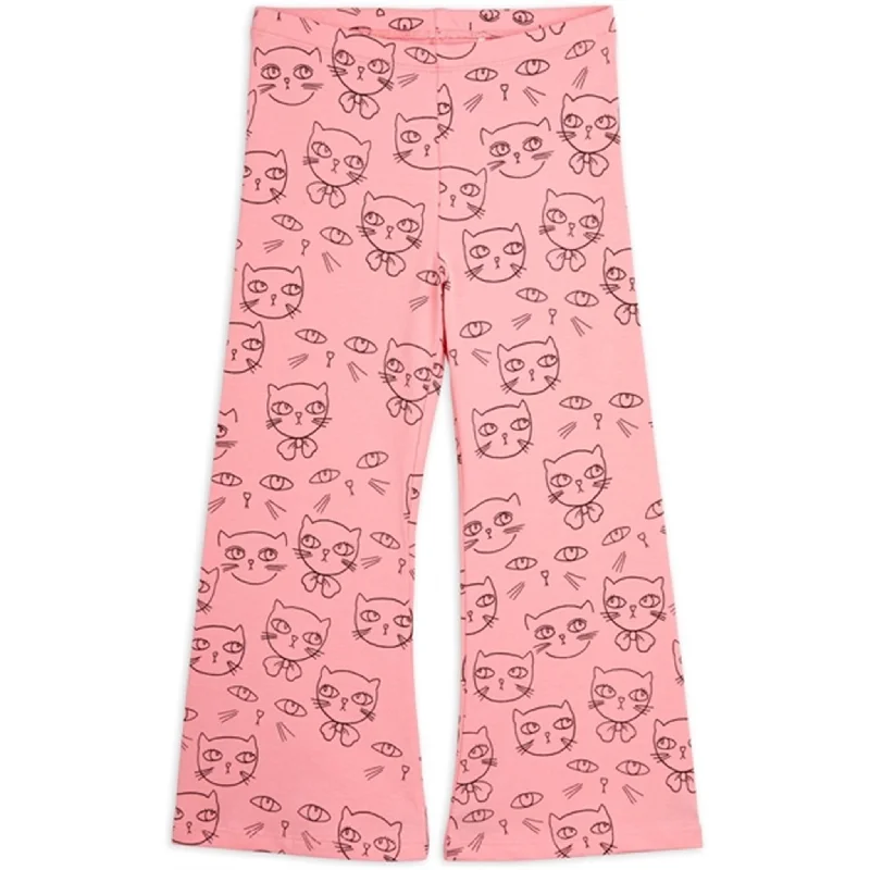 Plus Size Women's Cargo Pants with Multiple Pockets for HikingMini Rodini Pink Cathlethes Aop Flared Pants