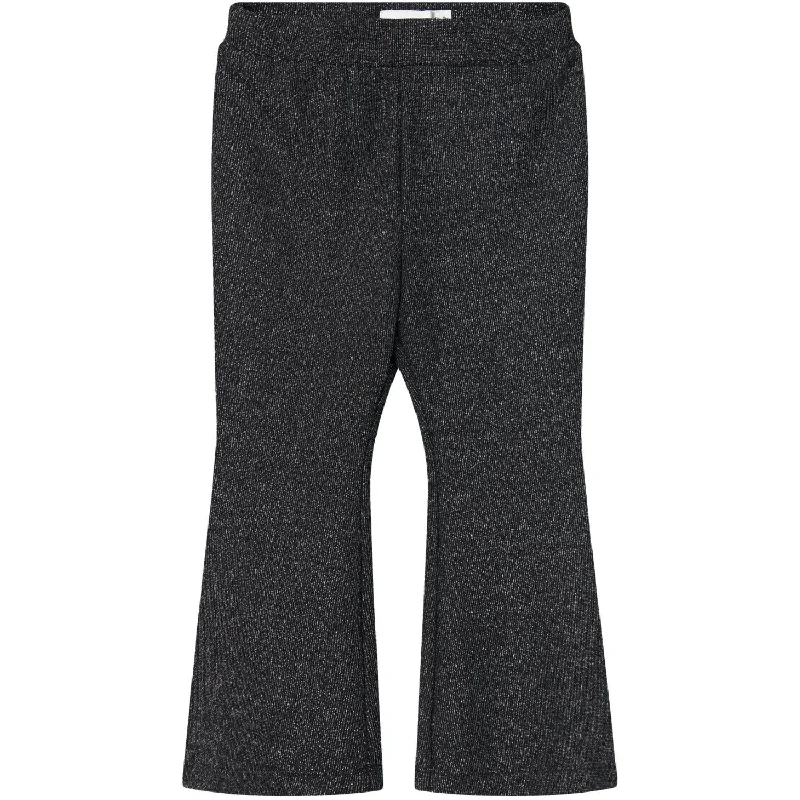 Plus Size Women's Patchwork - Design Jeans for a Unique AppearanceName It Black Roisin Bootcut Pants