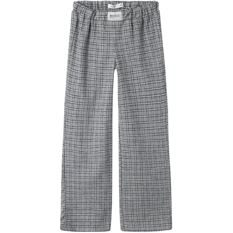 Ankle - Length Women's Printed Joggers for TravelingName It Grey Melange Strane Pants