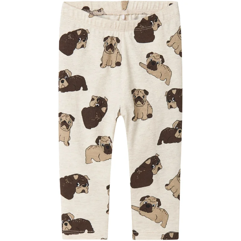 Tapered Leg Women's Wool Blend Trousers for WinterName It Peyote Melange Ransmus Long Johns