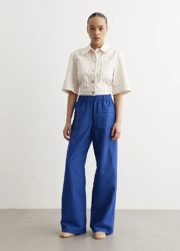 Flare Leg Women's Satin Trousers for a Glamorous Night OutNibal Pants