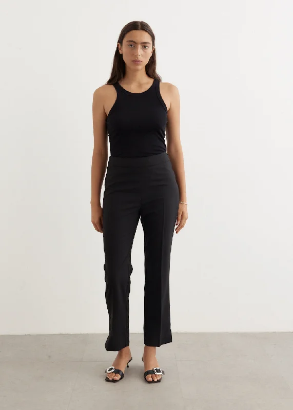 Bootcut Style Women's Stretch Denim Jeans in Dark WashEleonor Trousers