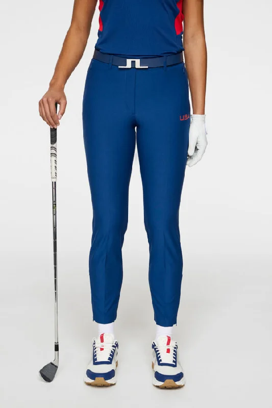Plus Size Women's Patchwork - Design Jeans for a Unique AppearanceUSA GOLF Pia Pant