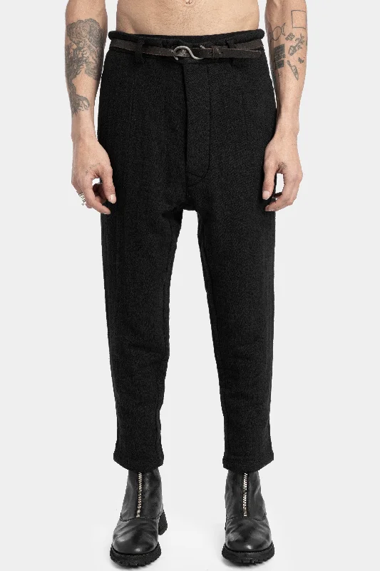 Ankle - Length Women's Printed Joggers for TravelingWool blend suit trousers