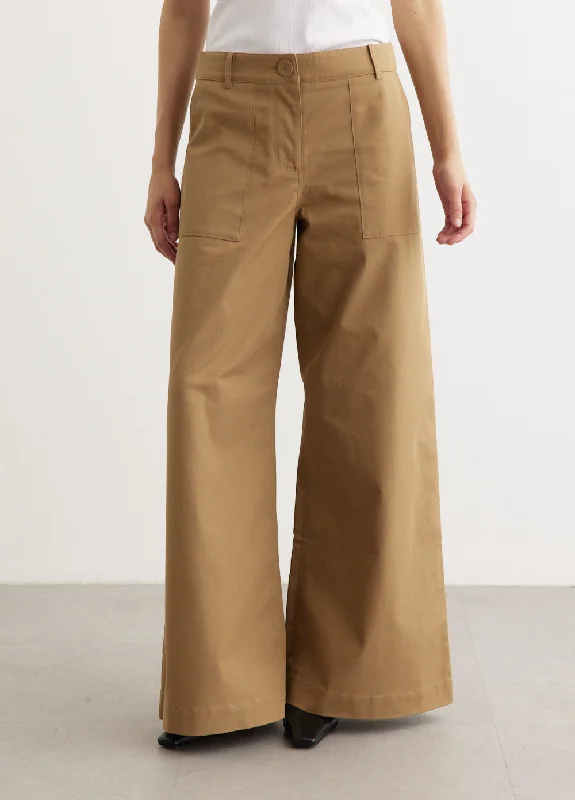 Tapered Leg Women's Wool Blend Trousers for WinterSloane Pants