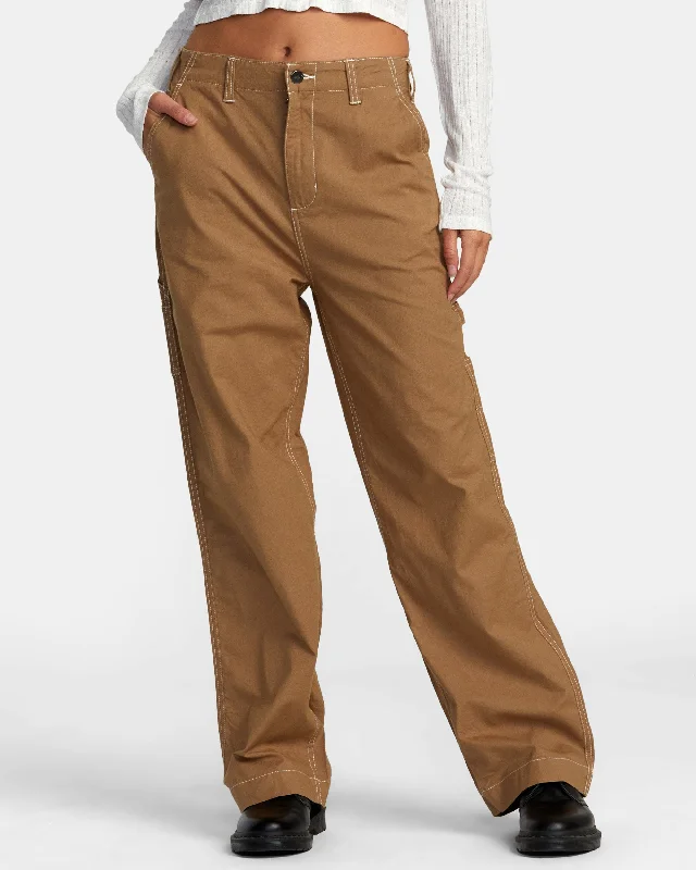Plus Size Women's High - Waisted Bootcut Jeans in Distressed StyleSPRING SHIFT PANT