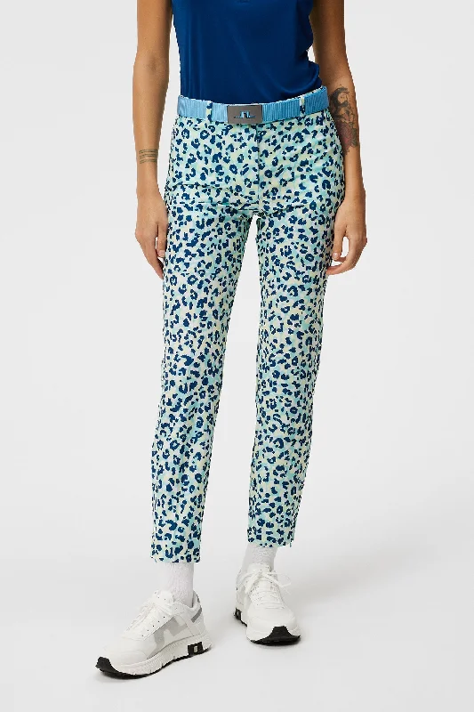 Cropped Women's Corduroy Pants in Autumn ColorsPia Print Pant