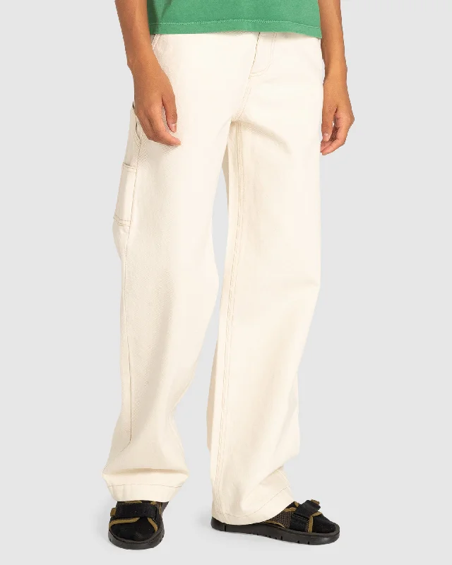 Straight - Leg Women's Vegan Leather Pants for a Chic LookUTILITY PANT