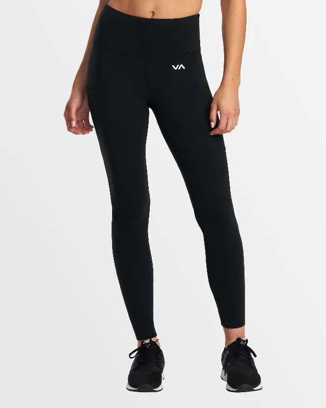 Flare Leg Women's Satin Trousers for a Glamorous Night OutVA ESSENTIAL POCKET LEGGING II