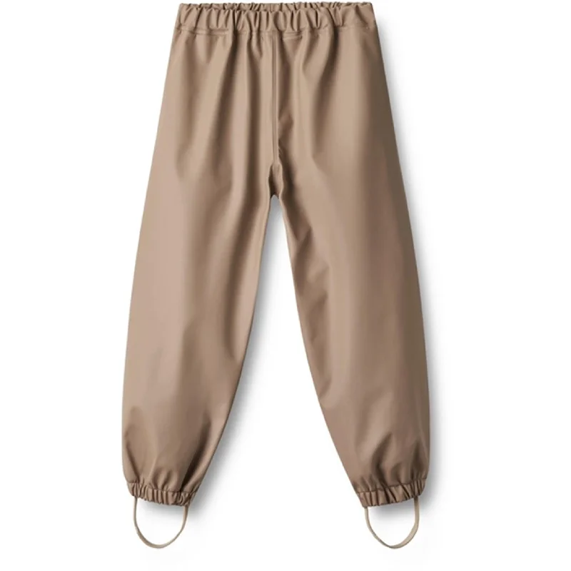 Plus Size Women's Pleated Front Dress Pants for Office WearWheat Rain Trousers Olo Beige Stone