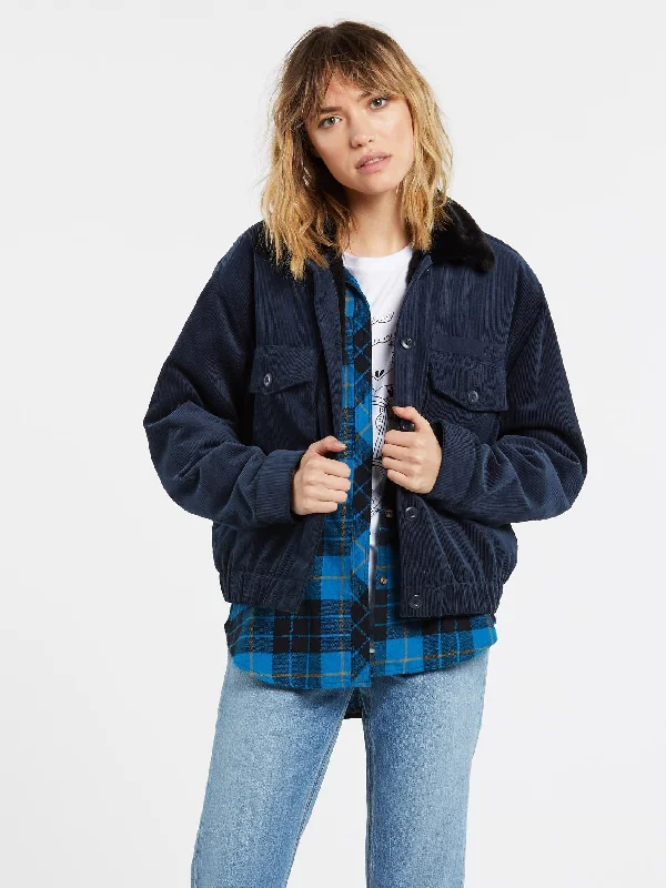 Belted women's cashmere coats in soft pastels for a luxurious feelArmy Cord Jacket - SEA NAVY Belted women's cashmere coats in soft pastels for a luxurious feelArmy Cord Jacket - SEA NAVY