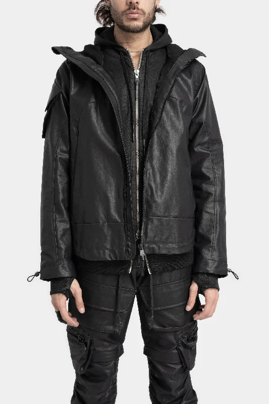 Water - resistant women's trench coats with adjustable cuffs for rainy daysCoated vizi jacket