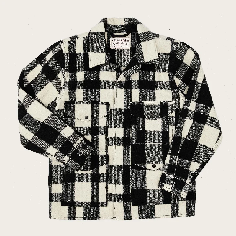 Quilted down women's coats with removable hoods for outdoor activitiesMACKINAW WOOL CRUISER JACKET Quilted down women's coats with removable hoods for outdoor activitiesMACKINAW WOOL CRUISER JACKET