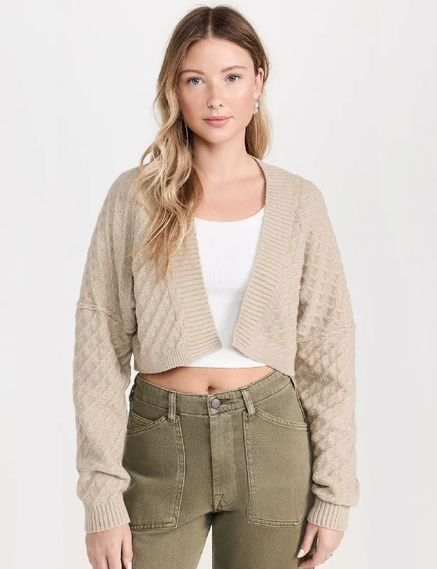 maternity women cardigan for expecting momsMarlowe Cardi, Feather Grey