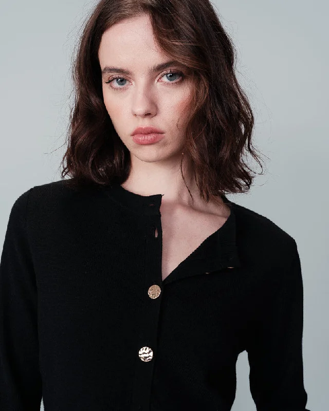sequin embellished women cardigan for special occasionsCardigan Nabel Noir