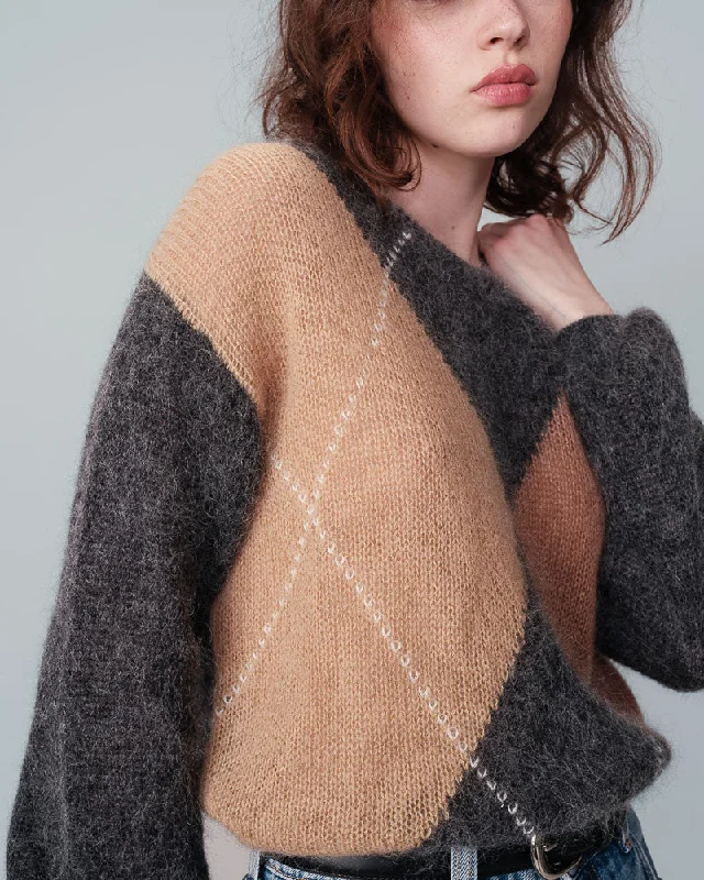 lightweight women cardigan for spring and fallPullover Nanse Anthracite