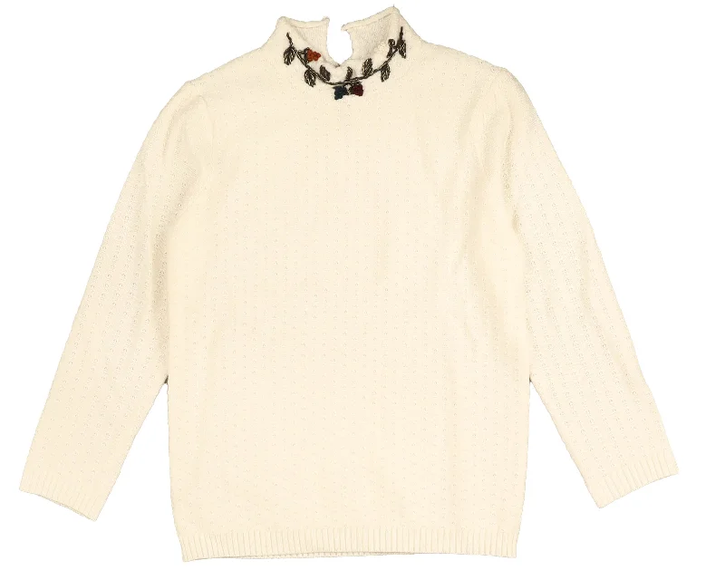 v neck women cardigan to elongate the necklineNoma Ivory Floral Embroided Neck Turtleneck (NKN752) v neck women cardigan to elongate the necklineNoma Ivory Floral Embroided Neck Turtleneck (NKN752)