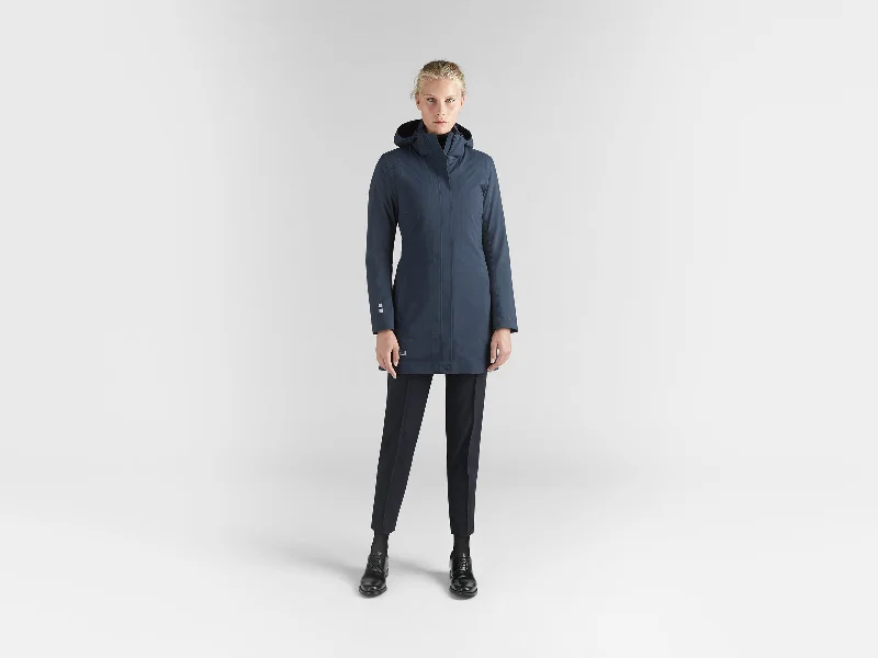 Hooded women's puffer coats in neon colors for high - visibility sportsNOVA™ COAT