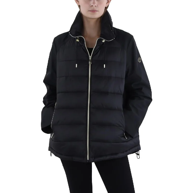 Plus size women's wool blend coats for a warm and stylish winterTahari Womens Insulated Mixed Media Puffer Jacket Plus size women's wool blend coats for a warm and stylish winterTahari Womens Insulated Mixed Media Puffer Jacket