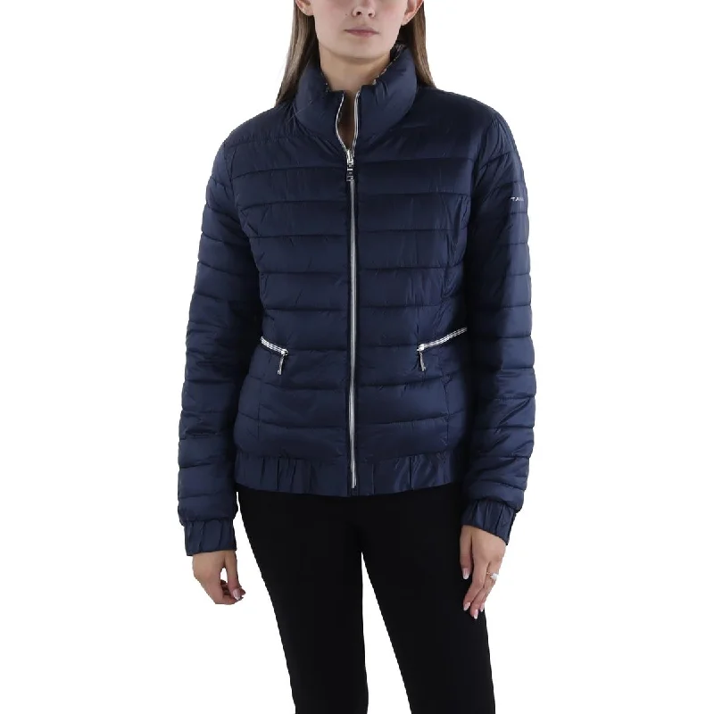 Long women's mac coats in a lightweight fabric for spring showersTahari Womens Insulated Reversible Puffer Jacket Long women's mac coats in a lightweight fabric for spring showersTahari Womens Insulated Reversible Puffer Jacket