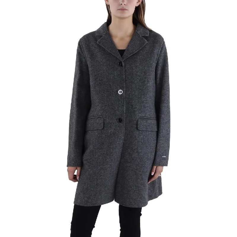 Women's cropped leather coats with silver studs for an edgy lookTahari Womens Wool Blend Heathered Wool Coat Women's cropped leather coats with silver studs for an edgy lookTahari Womens Wool Blend Heathered Wool Coat