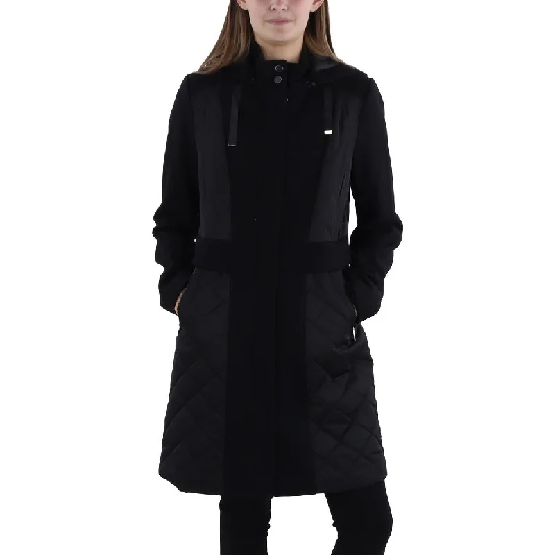 Oversized women's wool coats in a monochromatic look for a trendy outfitTahari Womens Wool Blend Mixed Media Wool Coat Oversized women's wool coats in a monochromatic look for a trendy outfitTahari Womens Wool Blend Mixed Media Wool Coat