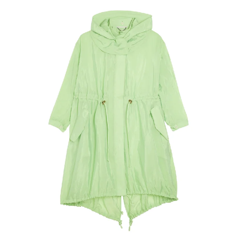 Women's longline double - breasted camel coats for a sophisticated lookTranslucent Parachute Jacket Women's longline double - breasted camel coats for a sophisticated lookTranslucent Parachute Jacket
