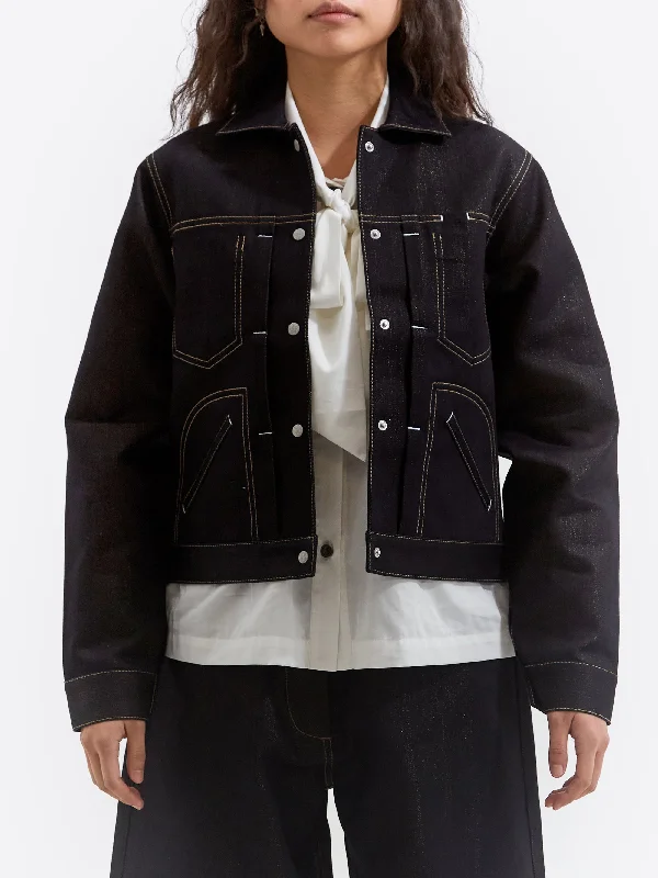 Belted women's cashmere coats in soft pastels for a luxurious feelW'menswear Engineers Jacket - Indigo/Gold Belted women's cashmere coats in soft pastels for a luxurious feelW'menswear Engineers Jacket - Indigo/Gold