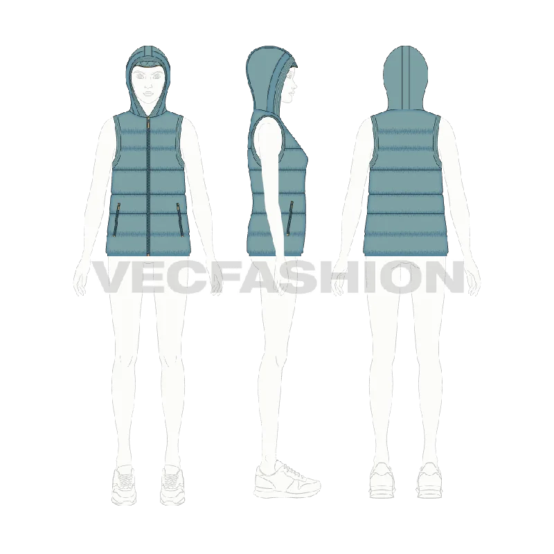 Women's knee - length wool blend coats with a fur collar for added warmthWomen's Duck Egg Blue Puffer Vest Women's knee - length wool blend coats with a fur collar for added warmthWomen's Duck Egg Blue Puffer Vest