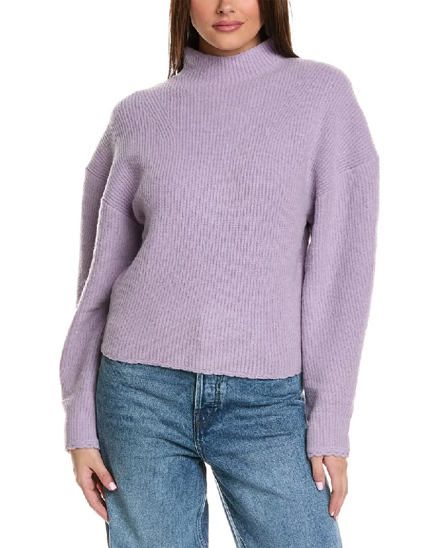 Plus Size Women's Open - Front Cardigan Style Sweater Dresses3.1 Phillip Lim Scallop Trim Alpaca & Wool-Blend Top Plus Size Women's Open - Front Cardigan Style Sweater Dresses3.1 Phillip Lim Scallop Trim Alpaca & Wool-Blend Top