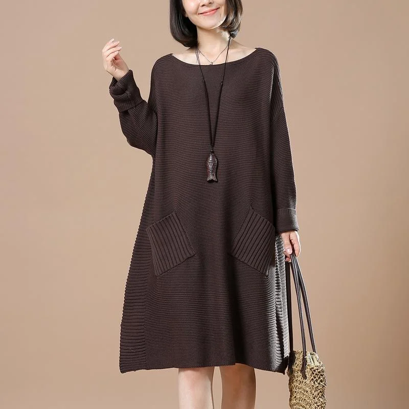 Boat Neck Women's Merino Wool Sweaters in Neutral ShadesChocolate oversized sweaters women winter dresses Boat Neck Women's Merino Wool Sweaters in Neutral ShadesChocolate oversized sweaters women winter dresses